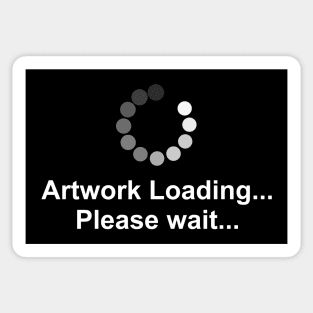 Artwork loading Sticker